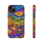Bento Box, White Cover Design, Tough Cases, Phone Cover