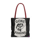 Gone Fishing Tote Bag - Quirky Fun Bag
