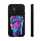 Sip Happens Phone Case Design, Tough Cases, Phone Cover
