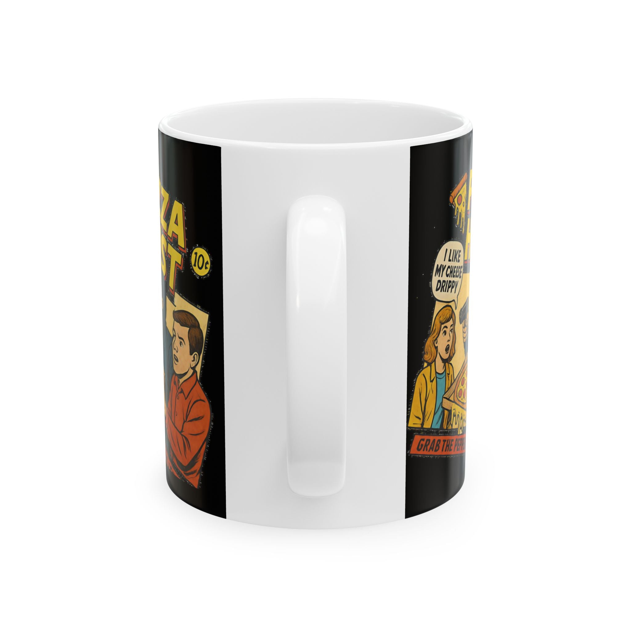 Pizza Heist Ceramic Mug |  Personalized Mug