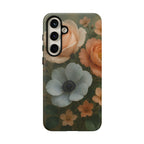 Floral Design White Cover Design, Tough Cases, Phone Cover