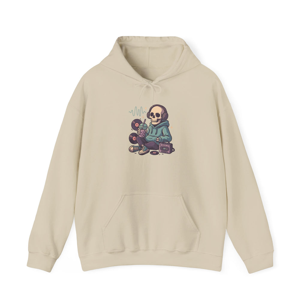 Skull Headphones Unisex Hoodie - Casual Everyday Essential
