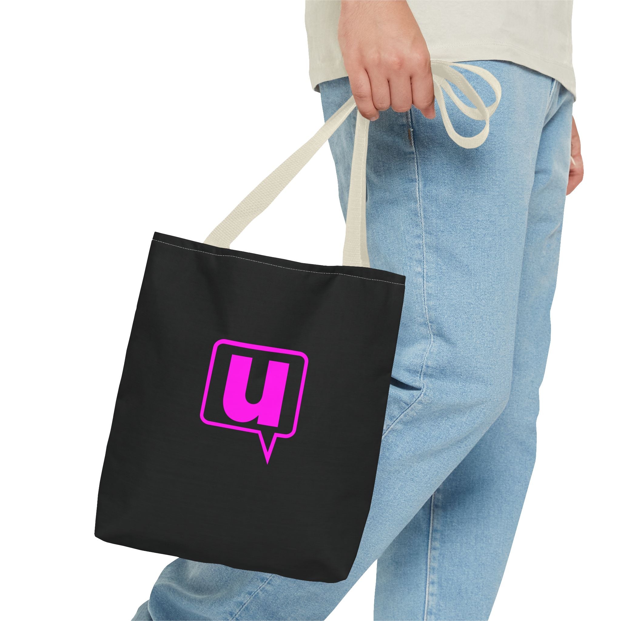 U Tote Bag, Inspirational Gift, Eco-Friendly Shopping Bag