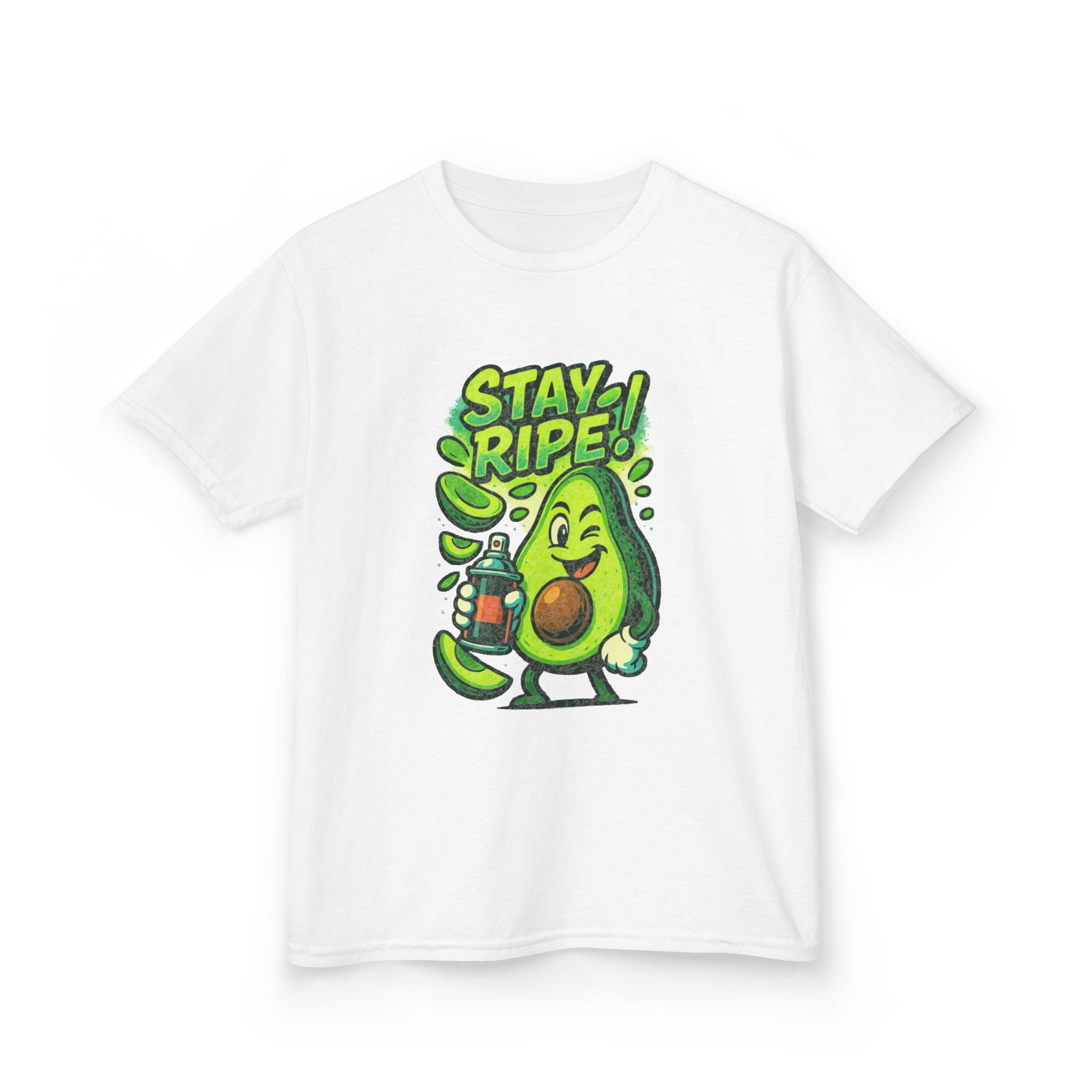 Stay Ripe Kids Tee, Fun Graphic Tee, Kids Cotton T-Shirt