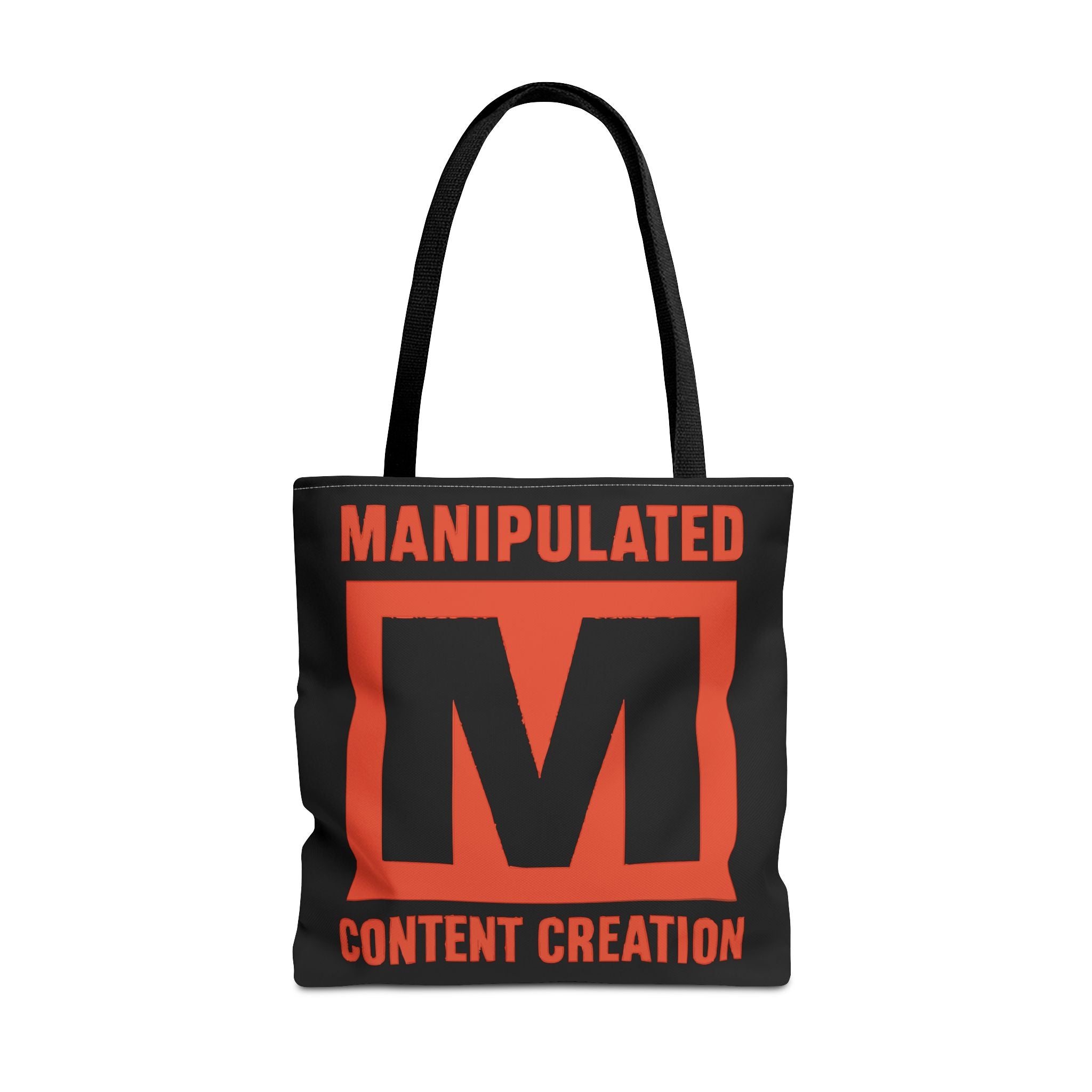 Manipulated Content Tote Bag, Inspirational Gift, Eco-Friendly Shopping Bag