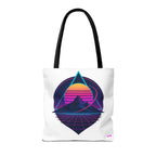 Sunset Mountain Tote - Quirky Design, Fun Bag