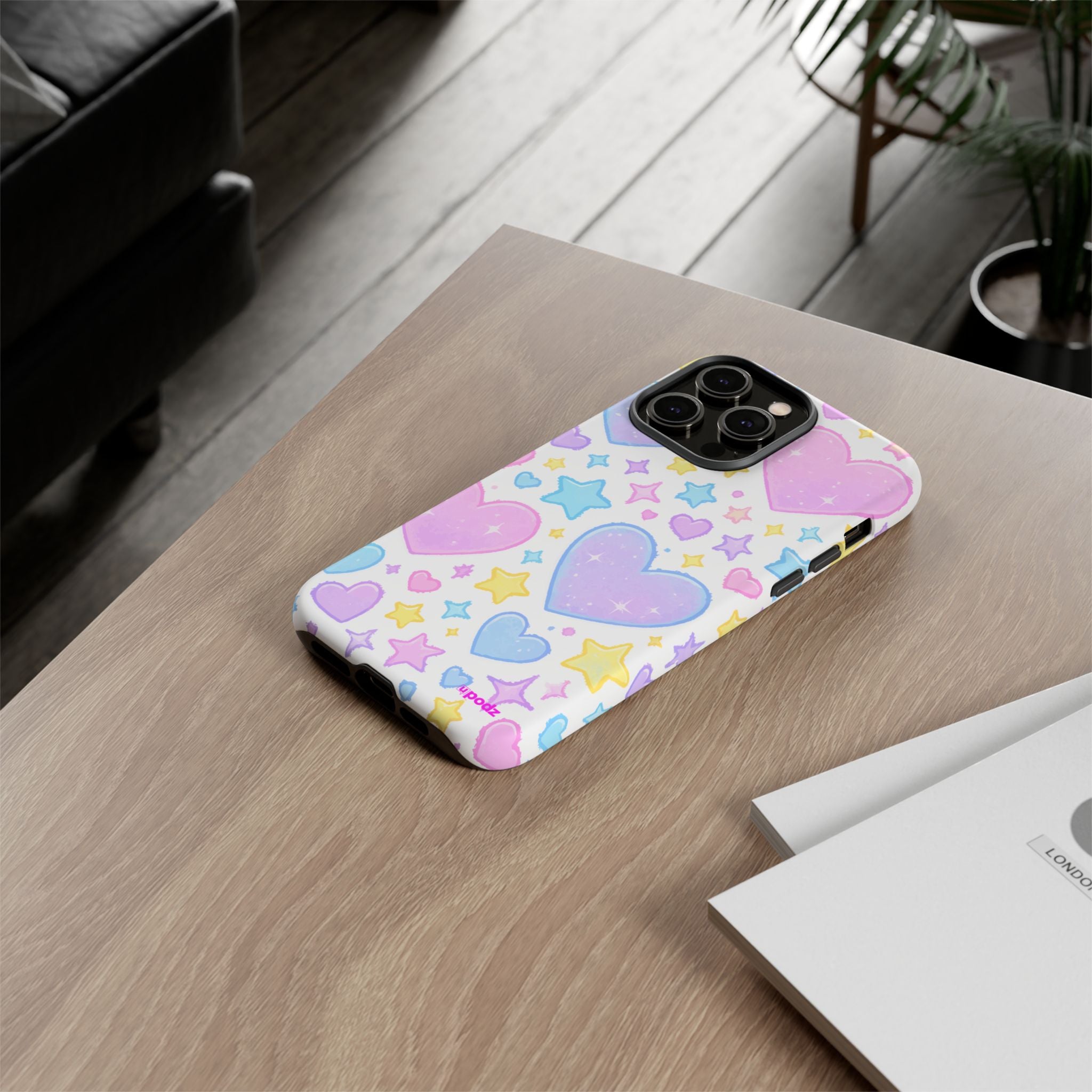 Colourful Doodle Design, Tough Cases, Phone Cover