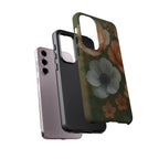 Floral Design White Cover Design, Tough Cases, Phone Cover