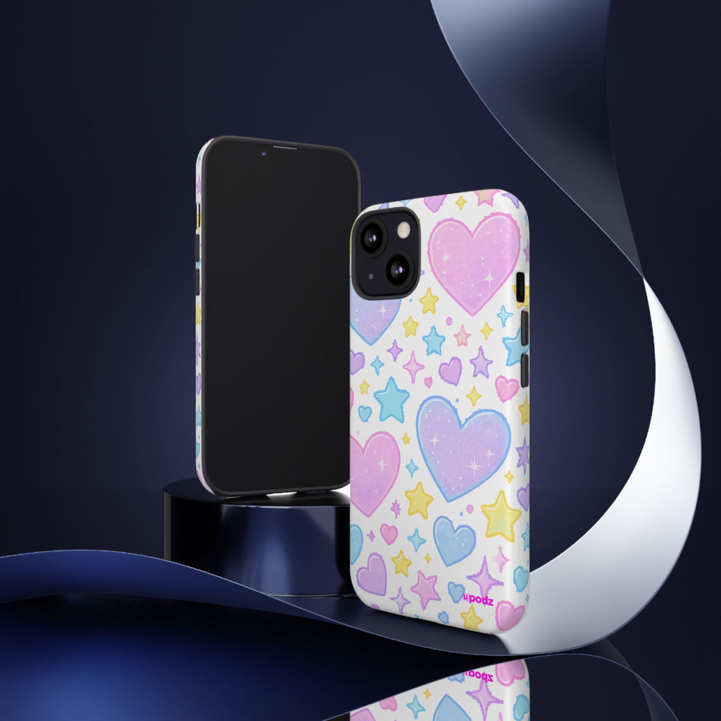 Colourful Doodle Design, Tough Cases, Phone Cover