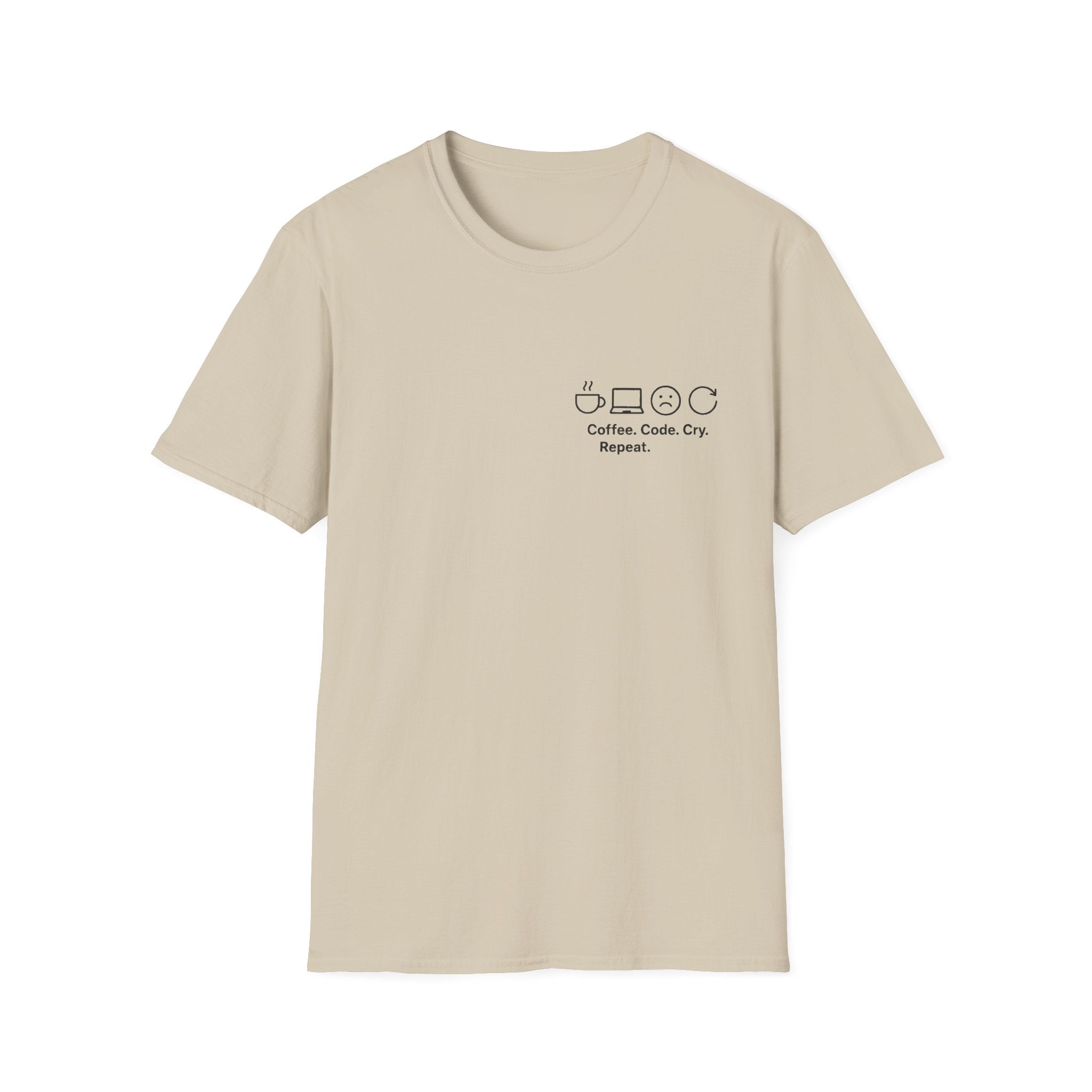 Coffee Code Cry Repeat T-Shirt