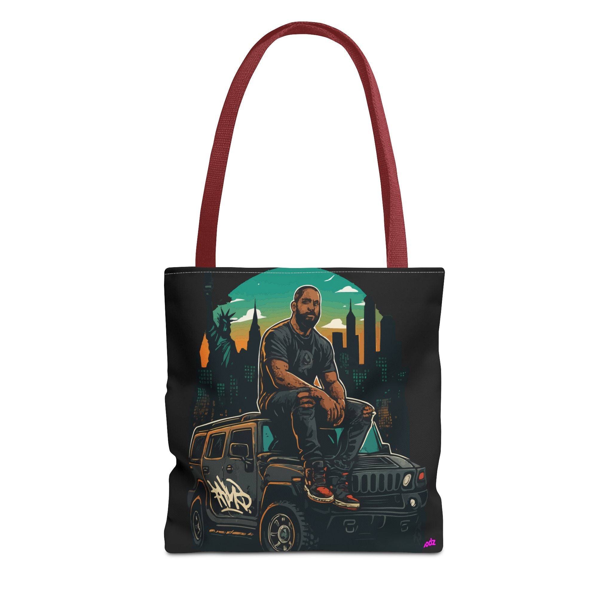 Hanging Out Tote Bag - Quirky Fun Bag