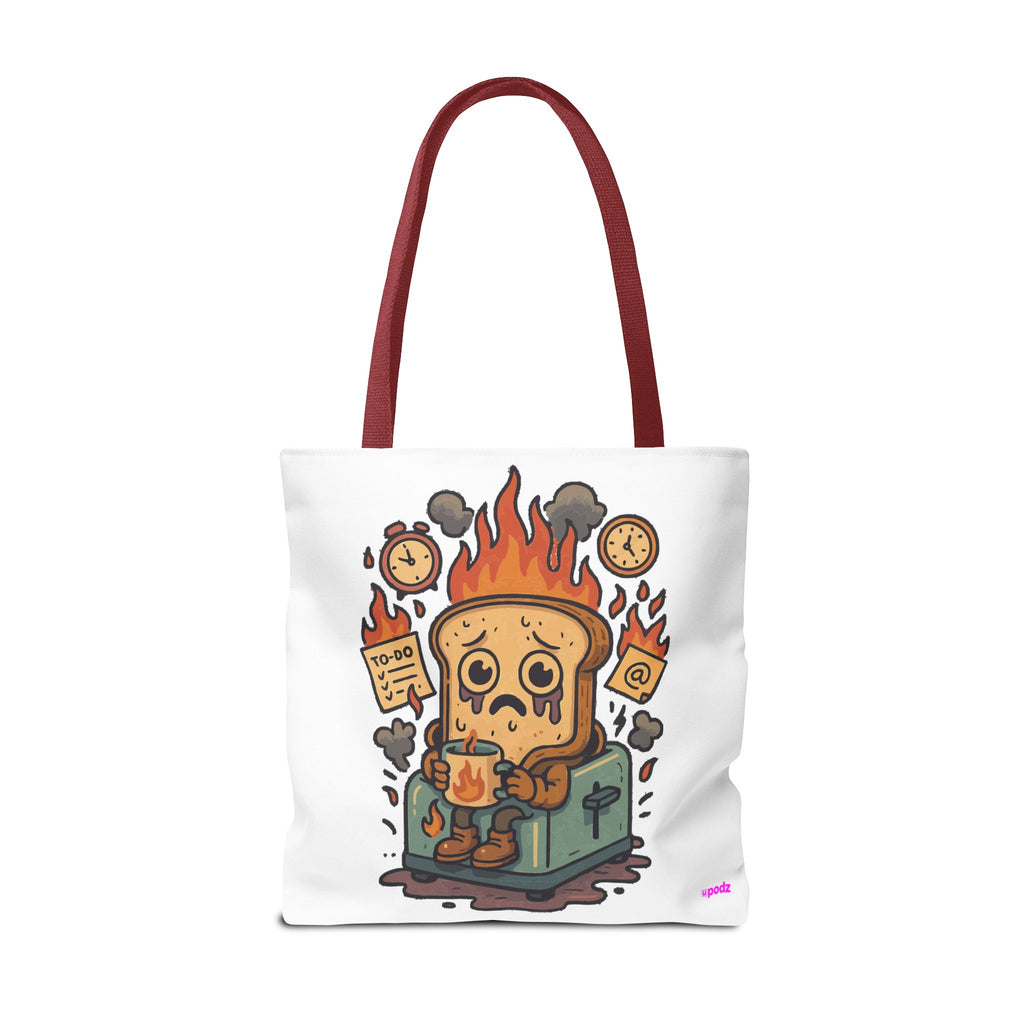 Burnt Toast Tote Bag - Quirky Fun Bag