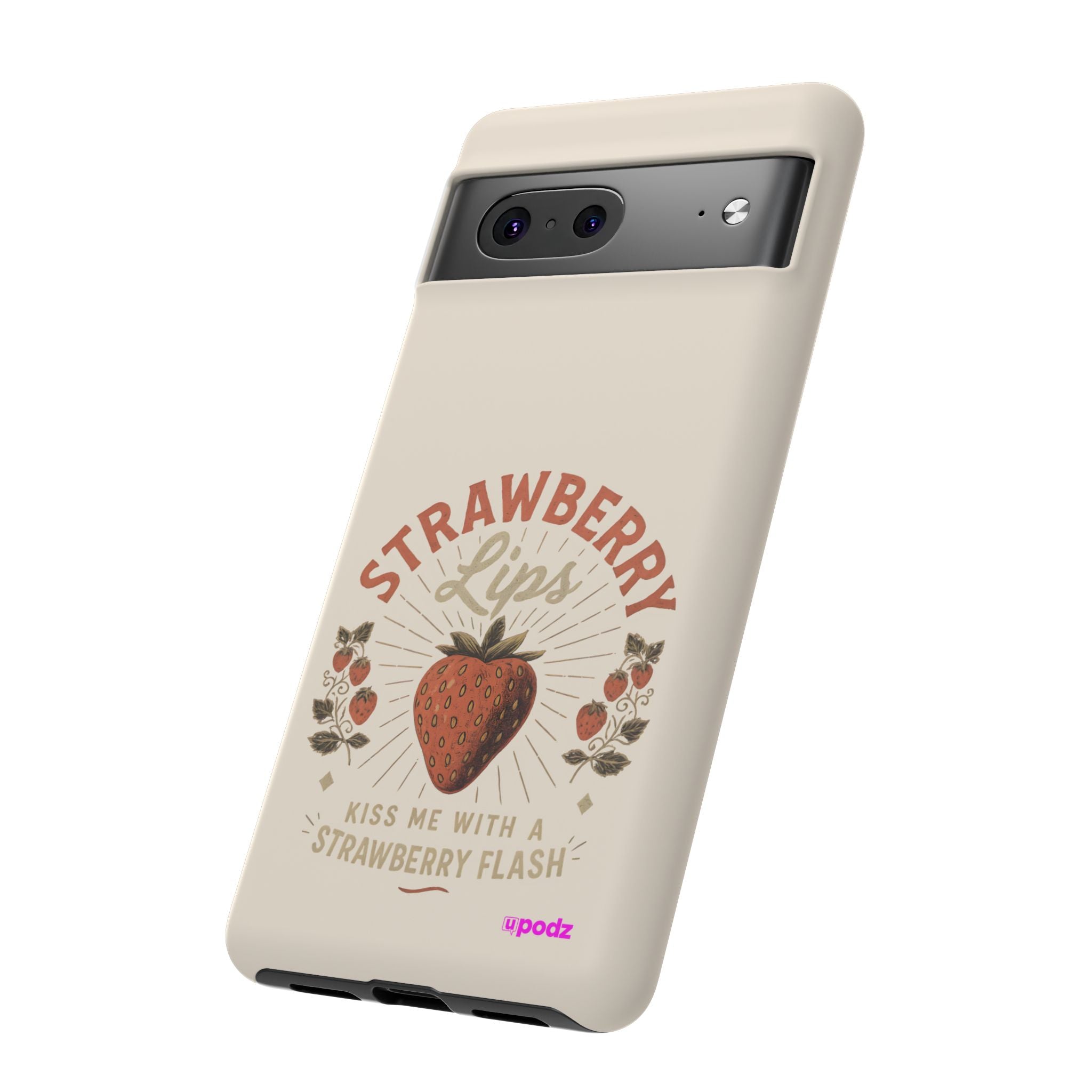 Strawberry Lips Design, Tough Cases, Phone Cover, Unique Gift