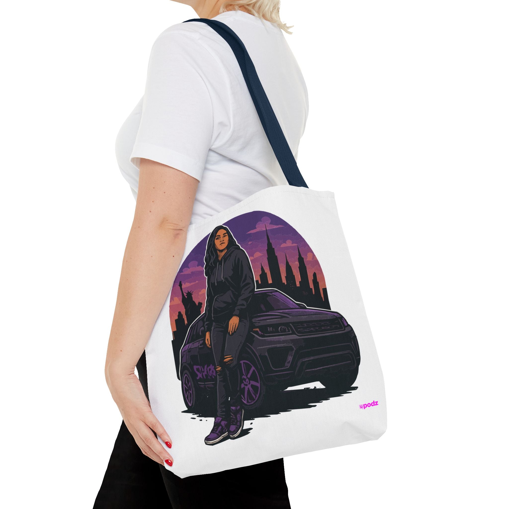 Just Cruzin Tote Bag - Quirky Fun Bag