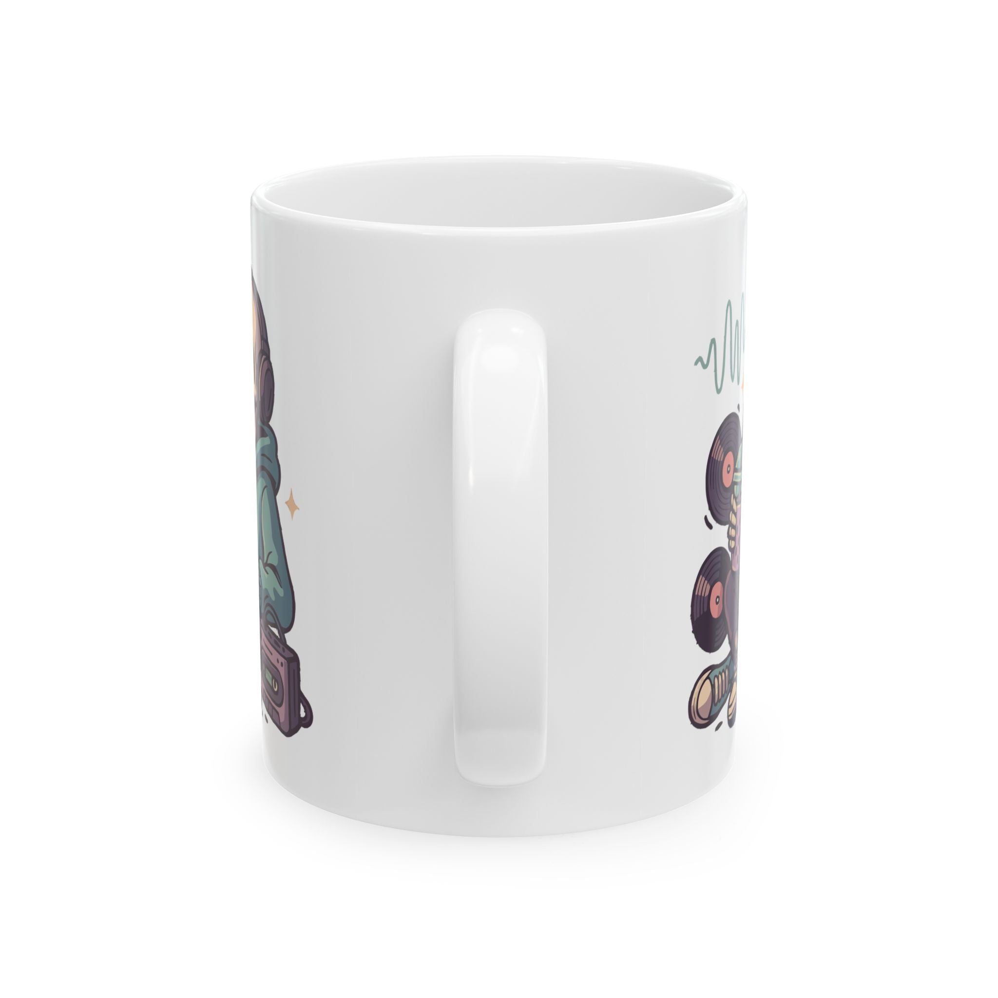 Skull Vibes Ceramic Mug |  Personalized Mug