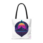 Sunset Mountain Tote - Quirky Design, Fun Bag