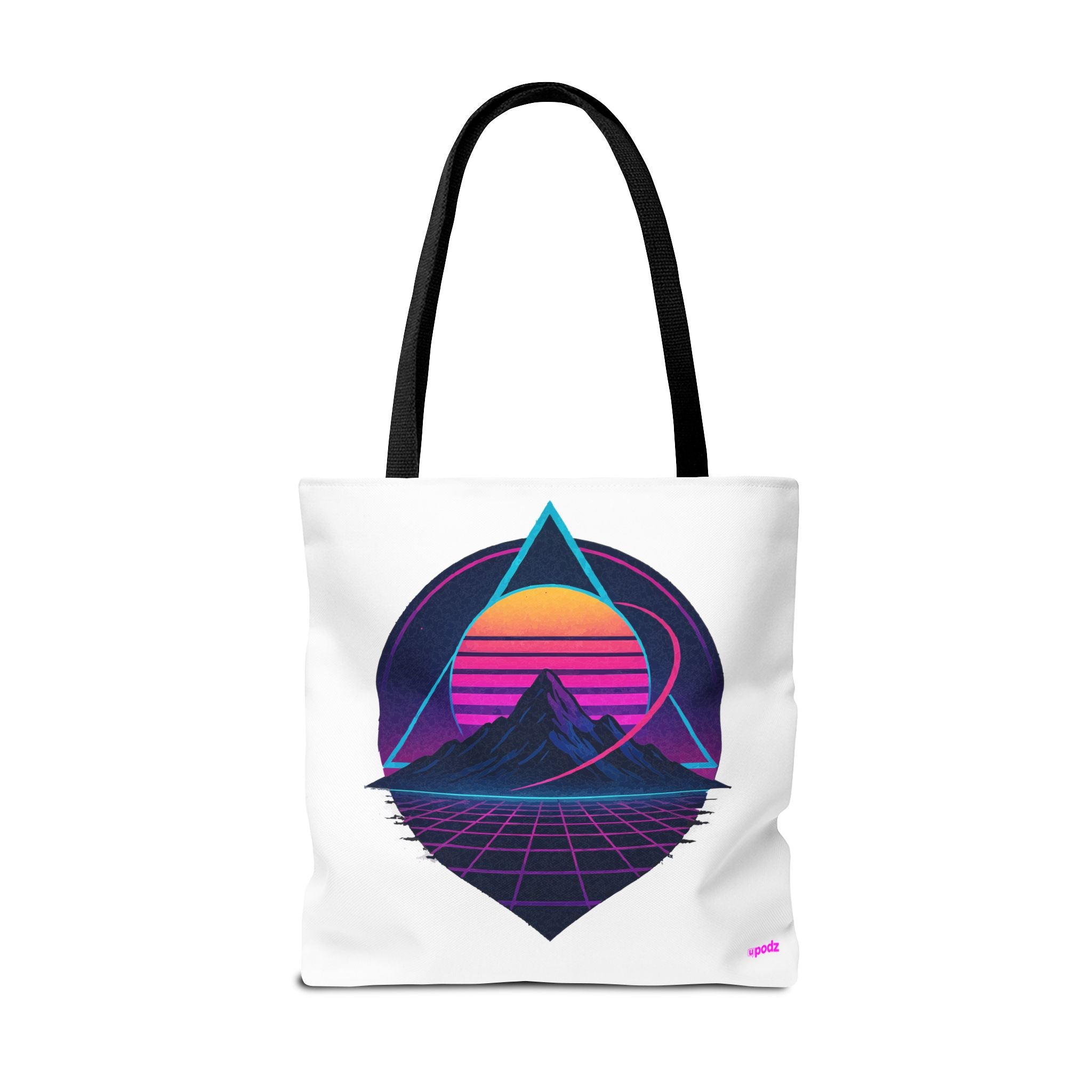 Sunset Mountain Tote - Quirky Design, Fun Bag