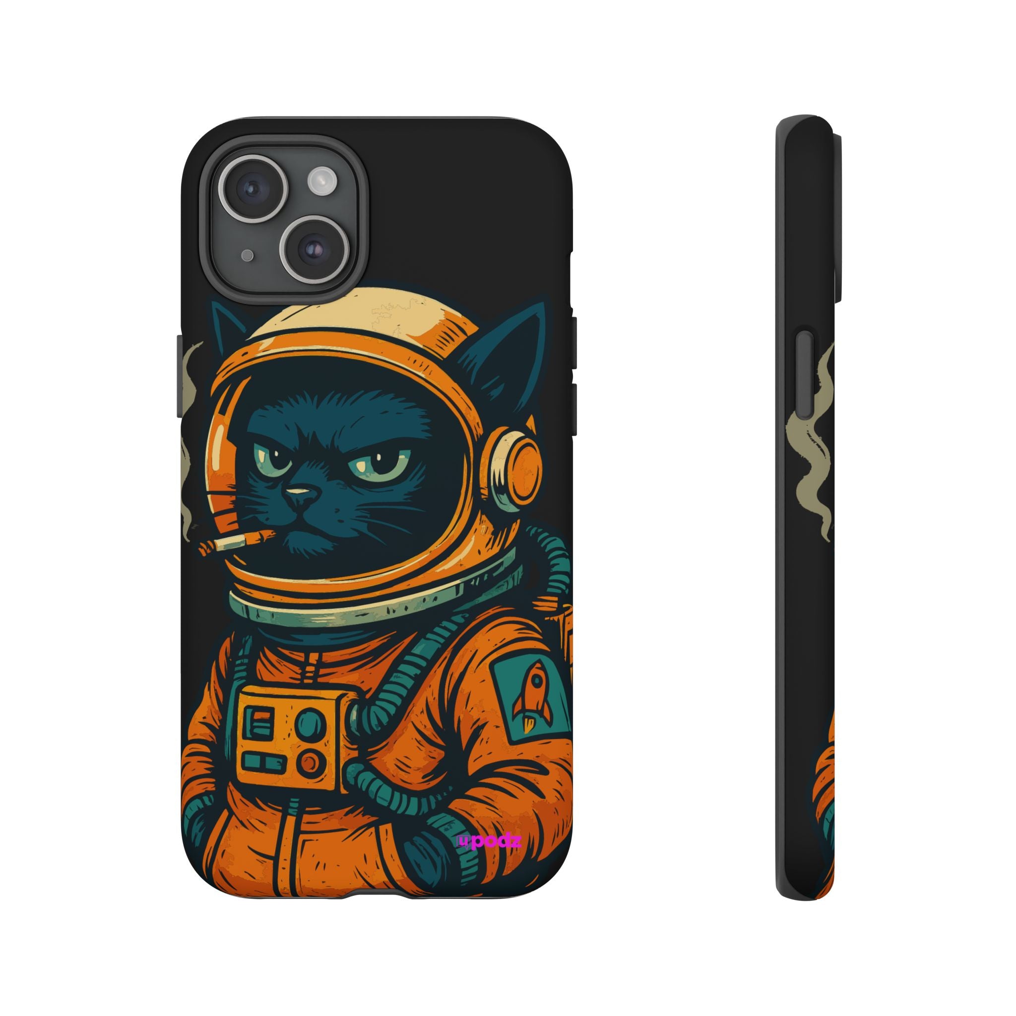 Smoking Cat Design, Tough Cases, Phone Cover