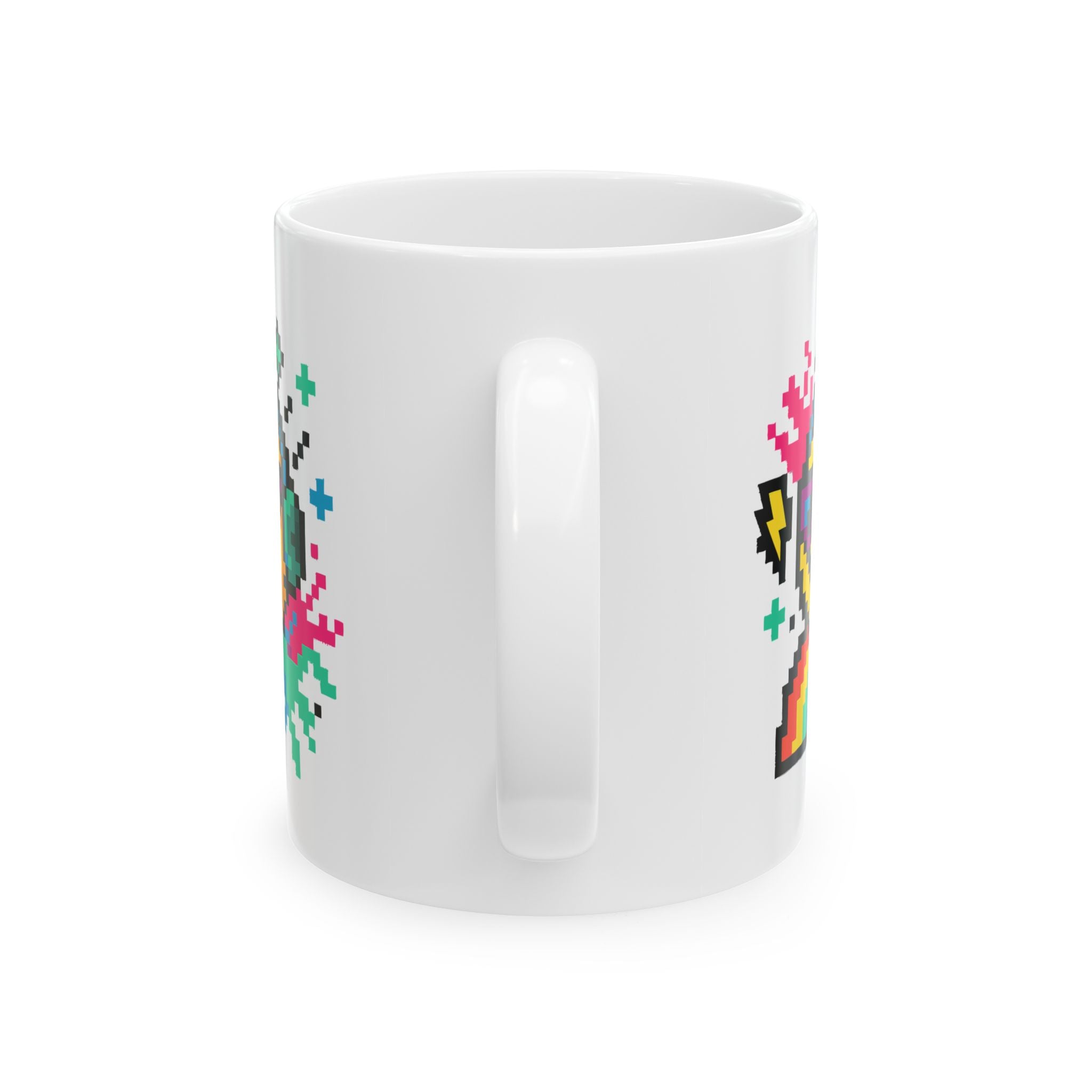 Emoji Headphones Ceramic Mug |  Personalized Mug