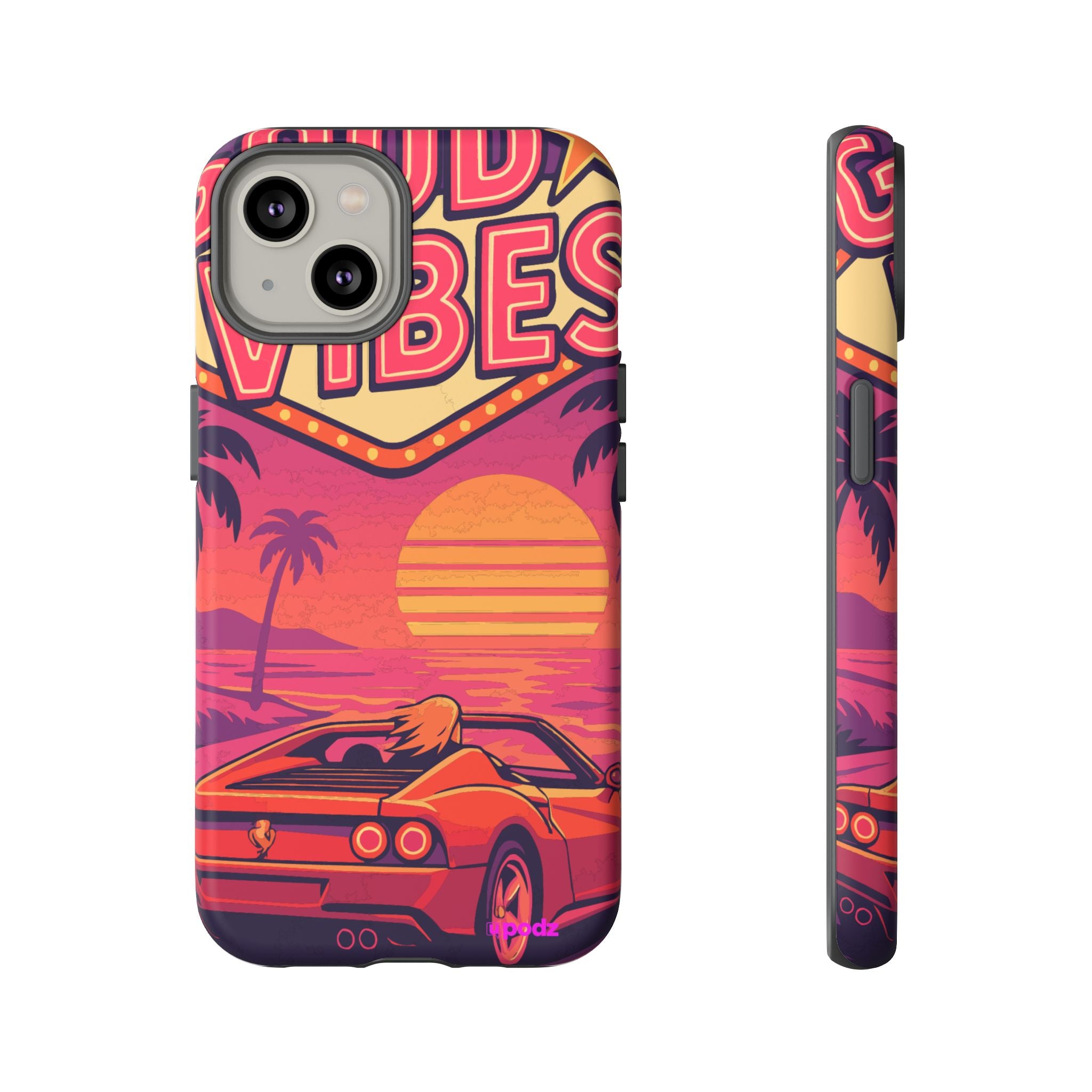 Good Vibes Design, Tough Cases, Phone Cover