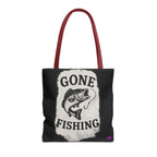 Gone Fishing Tote Bag - Quirky Fun Bag