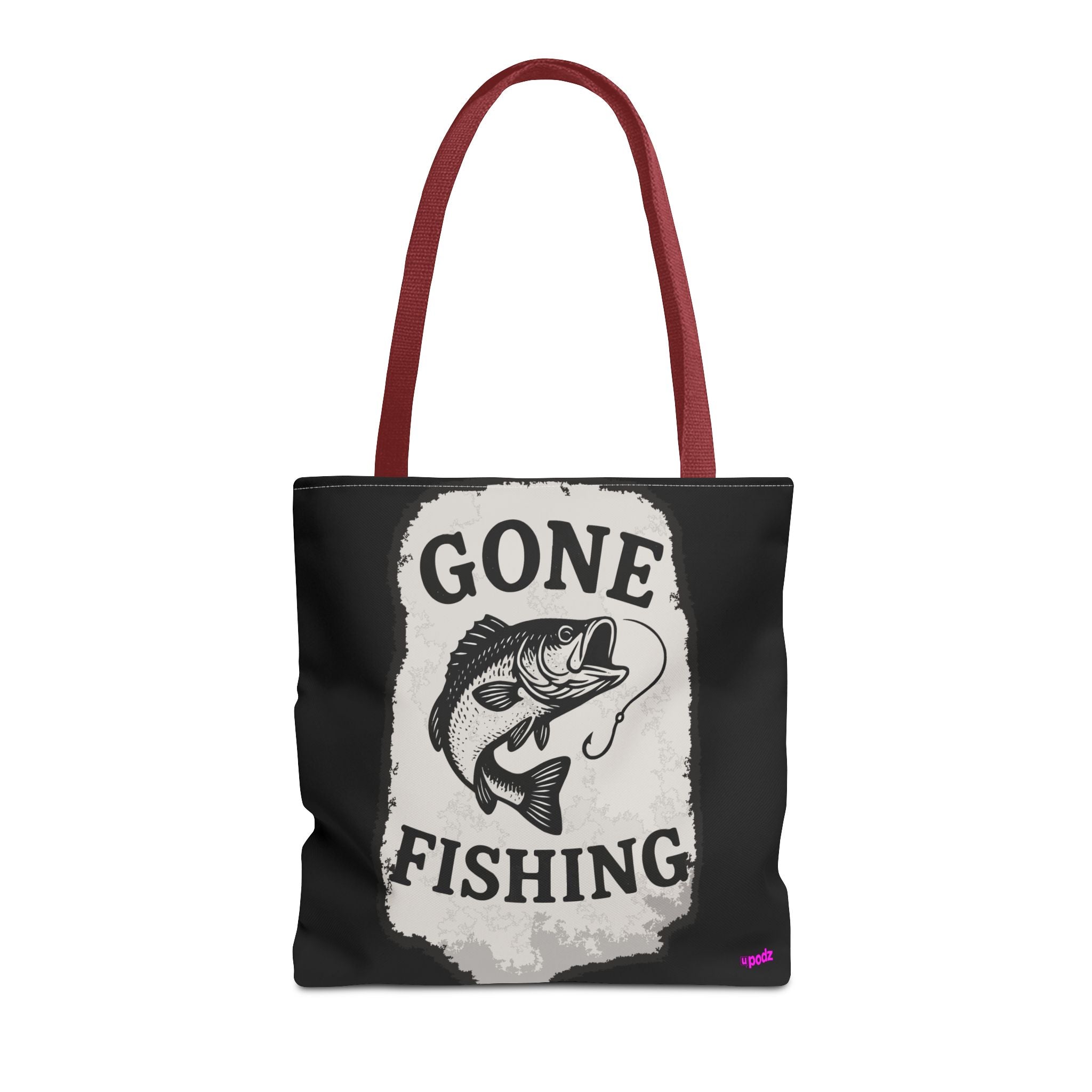 Gone Fishing Tote Bag - Quirky Fun Bag