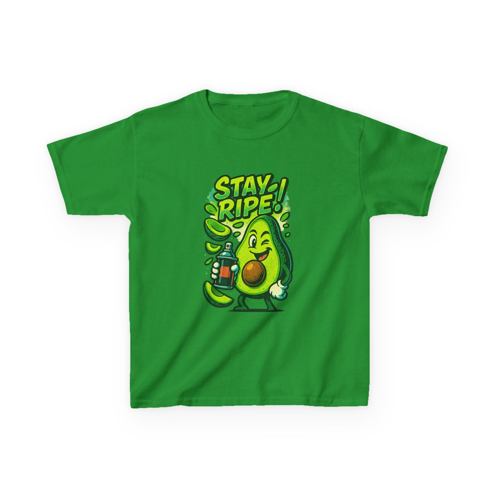 Stay Ripe Kids Tee, Fun Graphic Tee, Kids Cotton T-Shirt