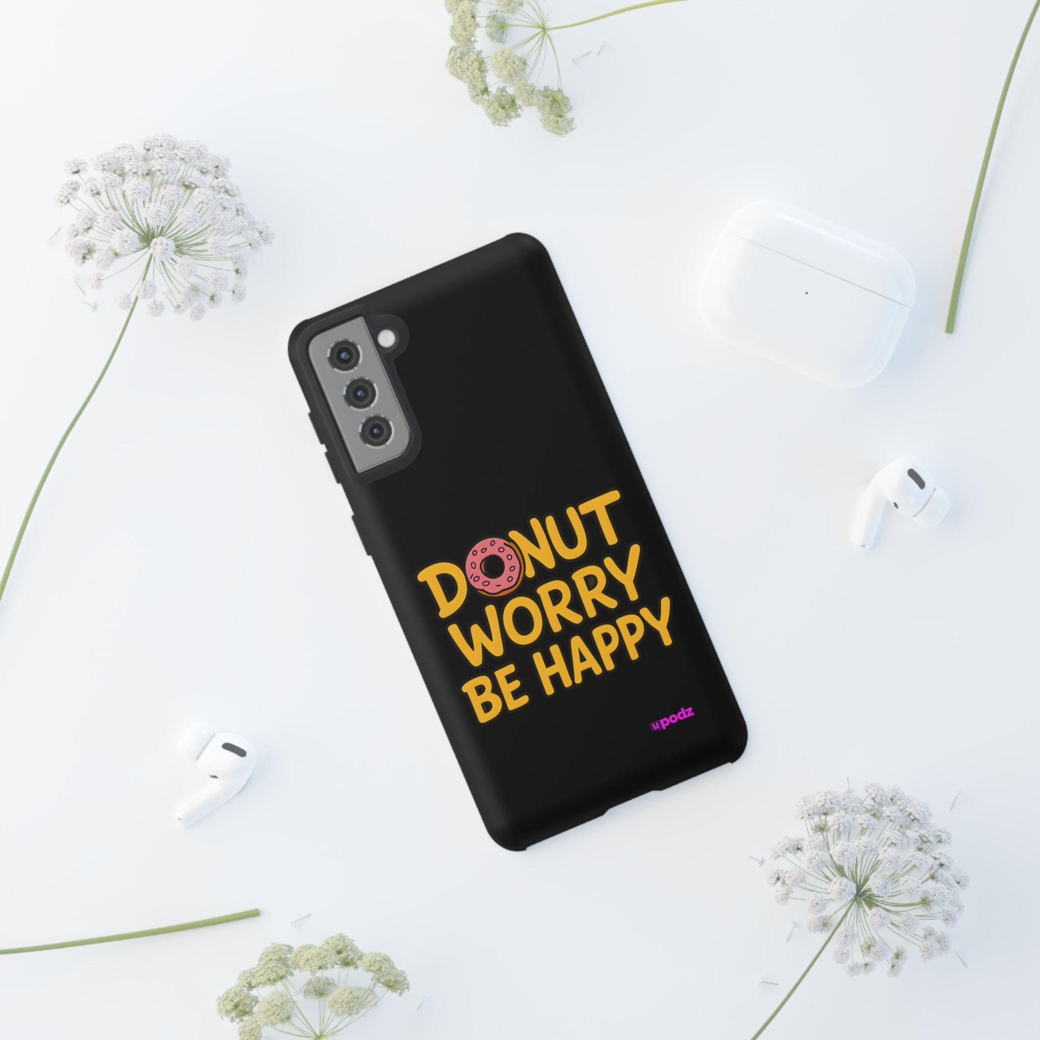 Donut Worry Design, Tough Cases, Phone Cover