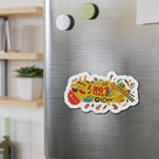 No.1 Feed Crew Die-Cut Magnets - Fun Home Decor, Gift for Food Lovers
