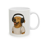 Puppy Vibes Ceramic Mug |  Personalized Mug