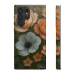 Floral Design White Cover Design, Tough Cases, Phone Cover