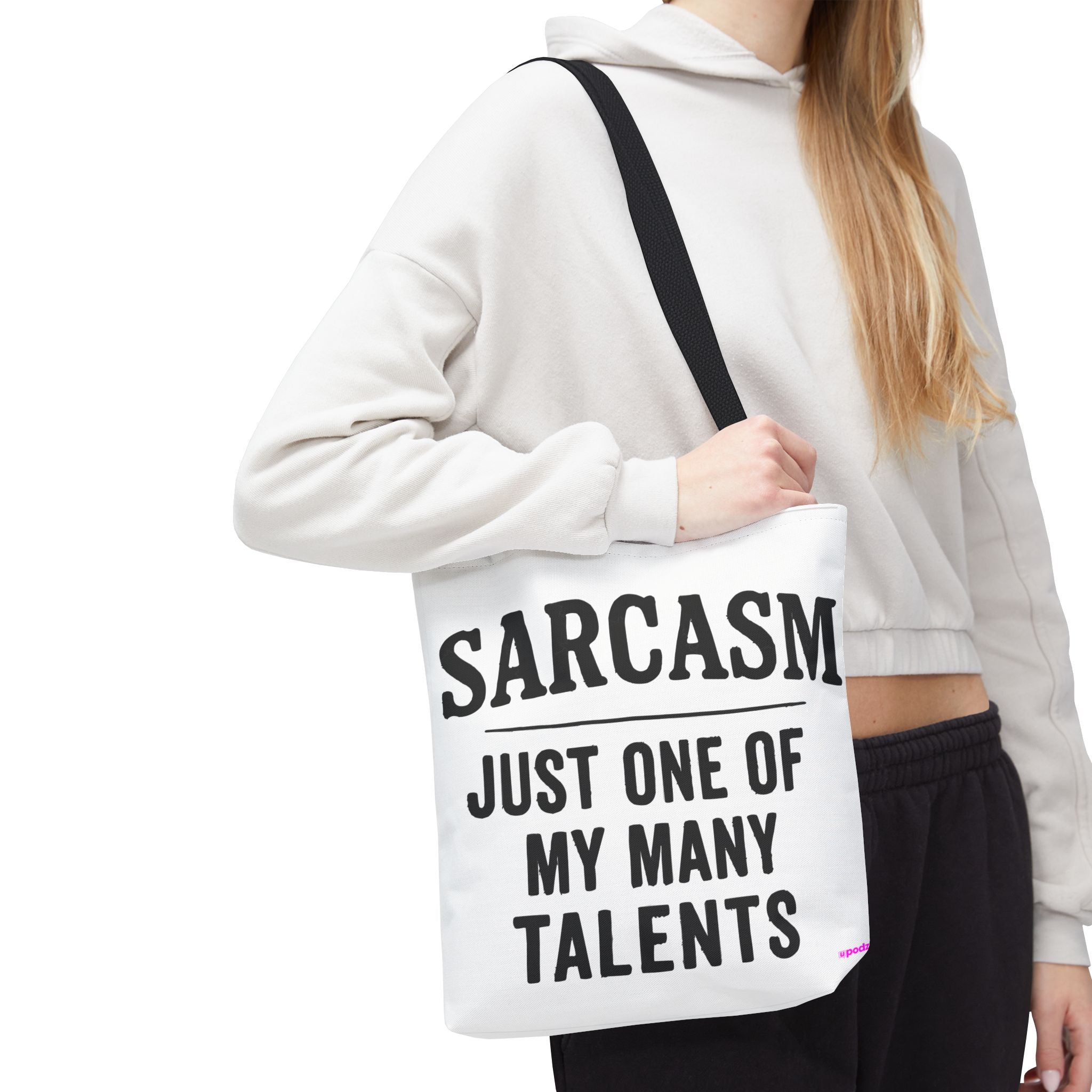 Sarcasm Tote Bag - Quirky Design, Fun Bag