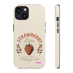 Strawberry Lips Design, Tough Cases, Phone Cover, Unique Gift