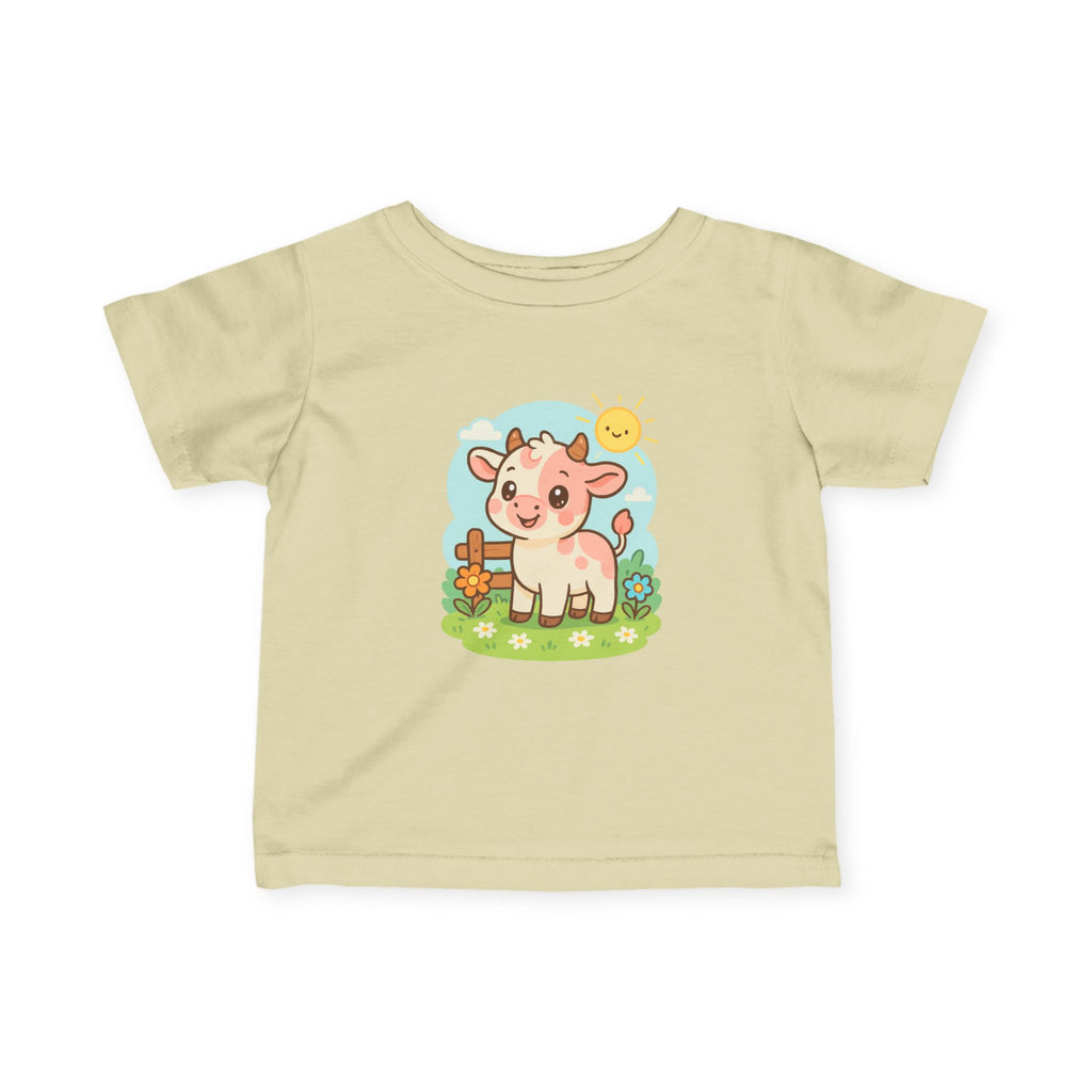 Cute Cow Infant Tee, Baby Cow Shirt, Toddler Tee, Farm Animal T-Shirt