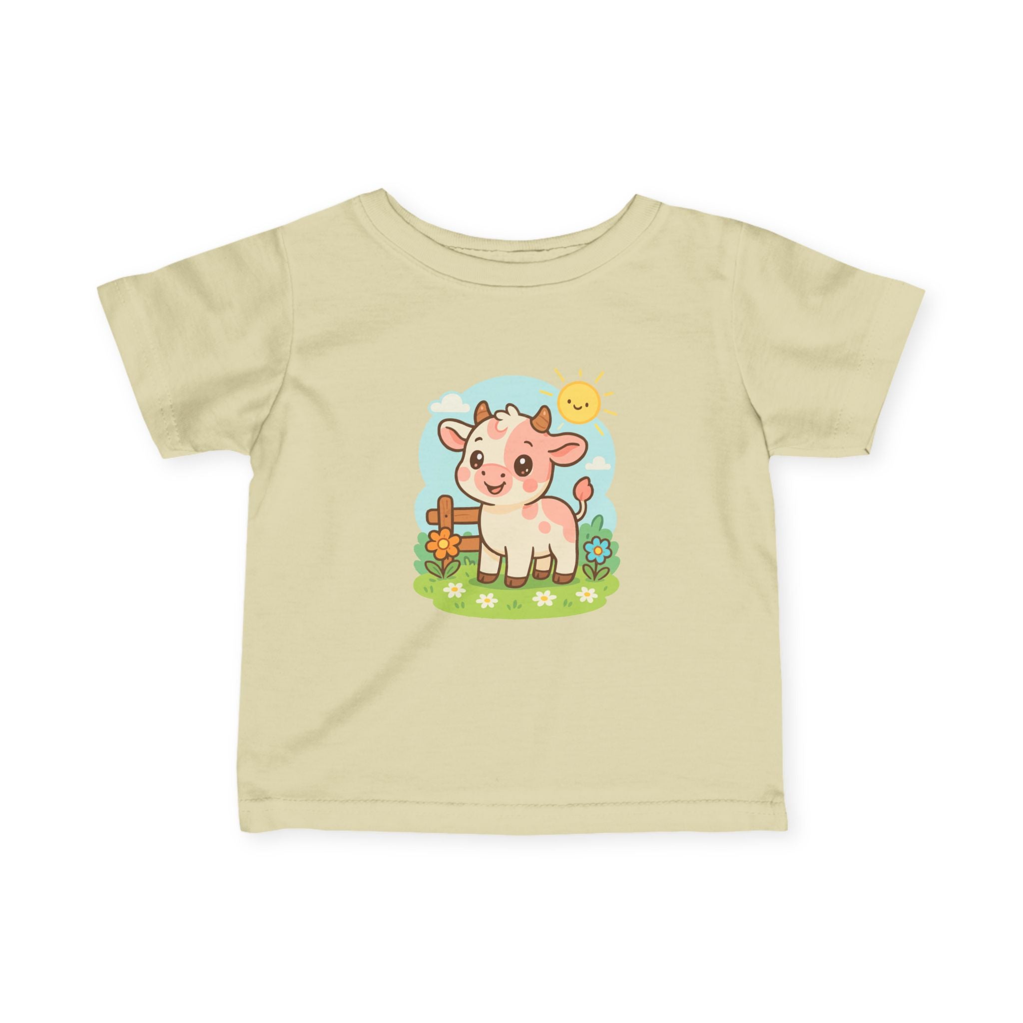 Cute Cow Infant Tee, Baby Cow Shirt, Toddler Tee, Farm Animal T-Shirt