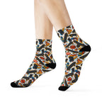 Skate Fire Socks, Funky Design