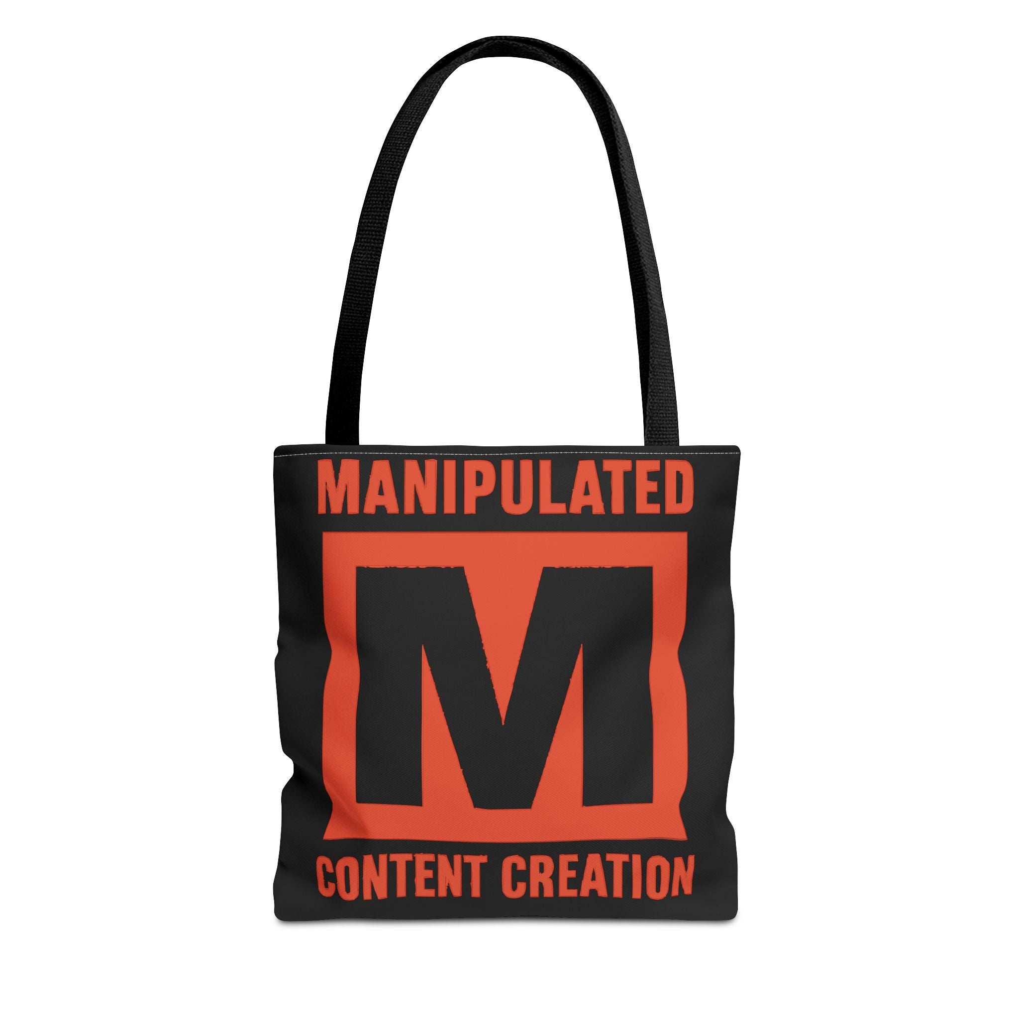 Manipulated Content Tote Bag, Inspirational Gift, Eco-Friendly Shopping Bag