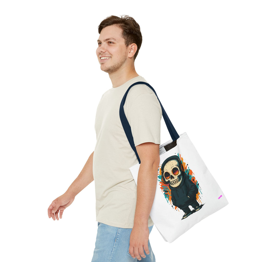 Skull Vibes Tote Bag - Quirky Fun Bag