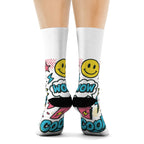 Fun Pop Art Crew Socks - Cool Socks