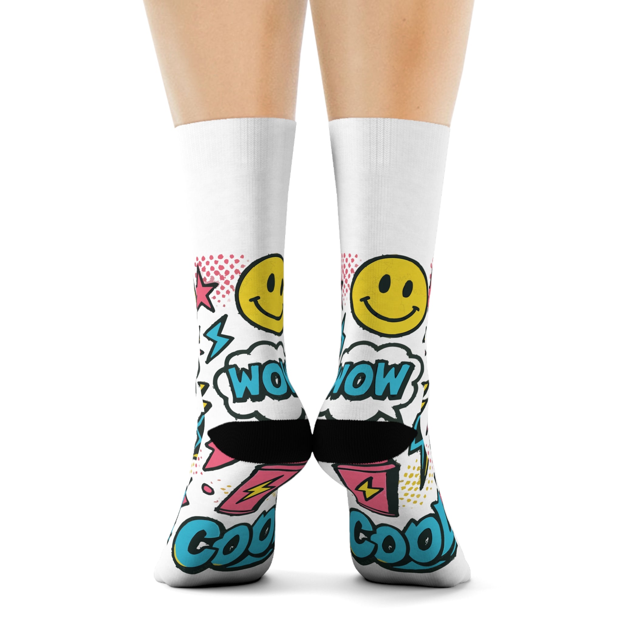 Fun Pop Art Crew Socks - Cool Socks