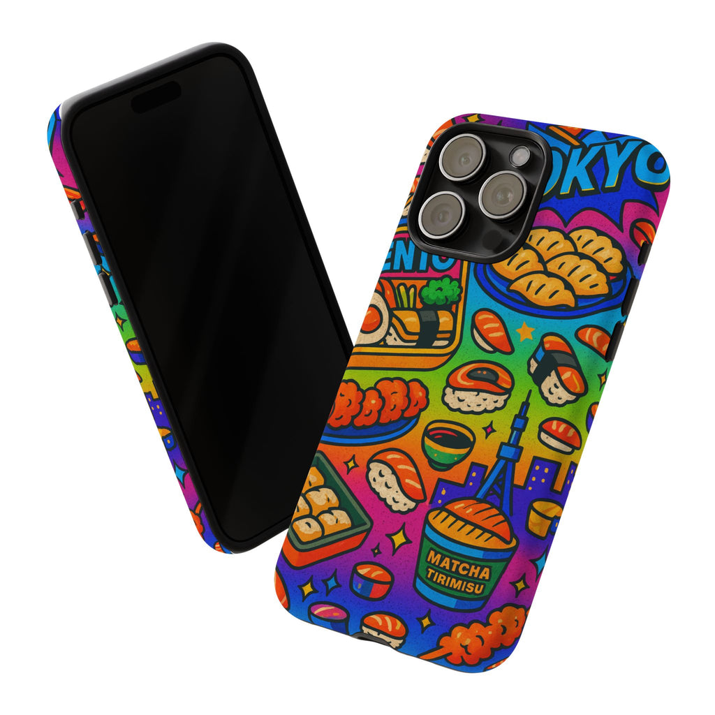 Bento Box, White Cover Design, Tough Cases, Phone Cover