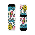 Fun Pop Art Crew Socks - Cool Socks