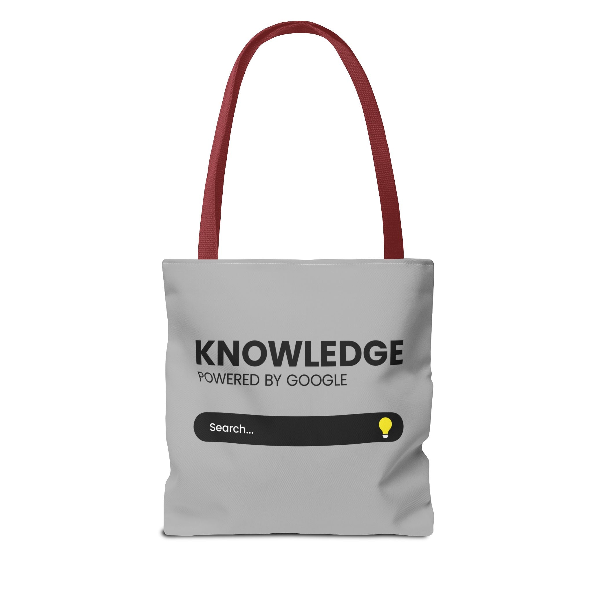 Knowledge Powered Tote Bag - Motivational Carryall