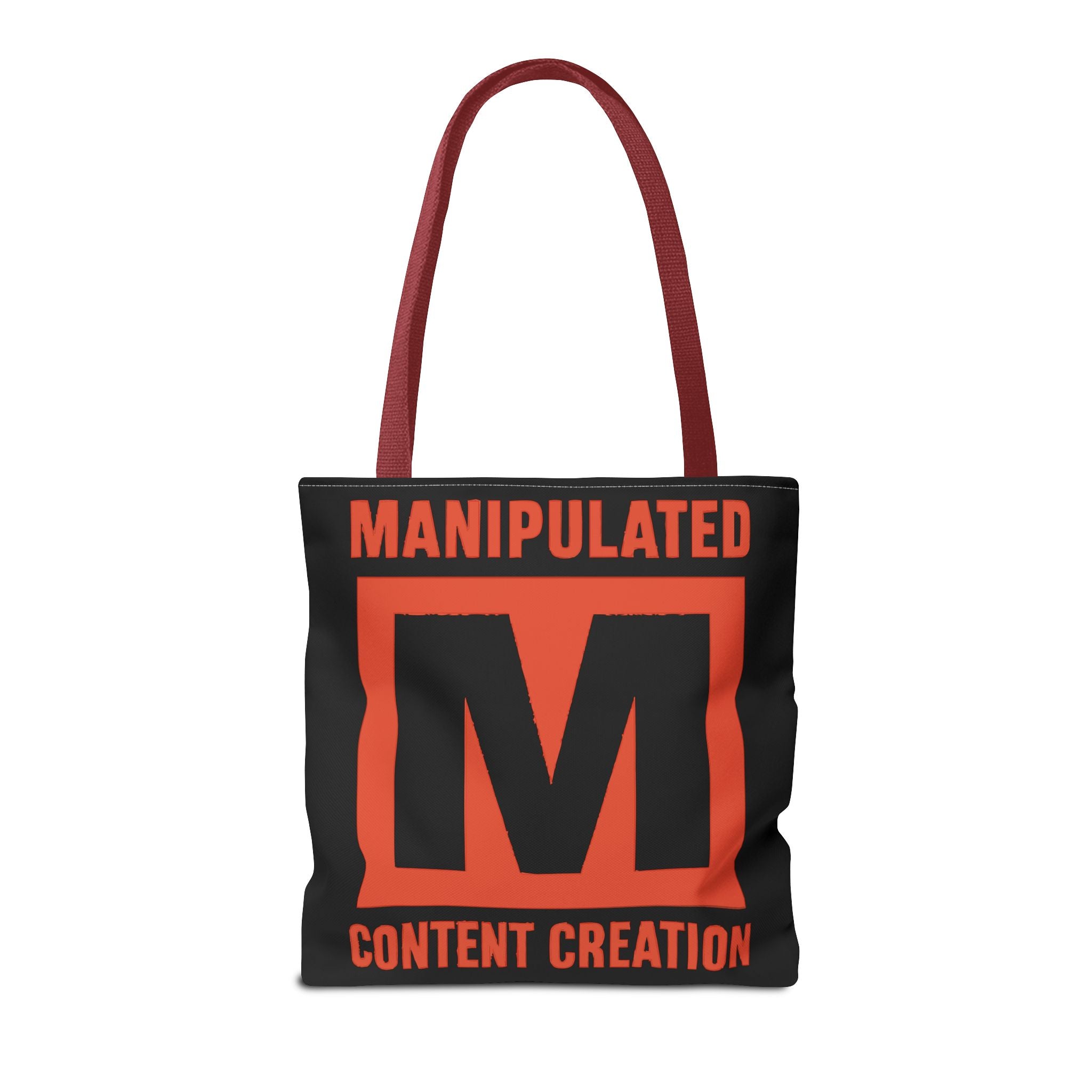 Manipulated Content Tote Bag, Inspirational Gift, Eco-Friendly Shopping Bag