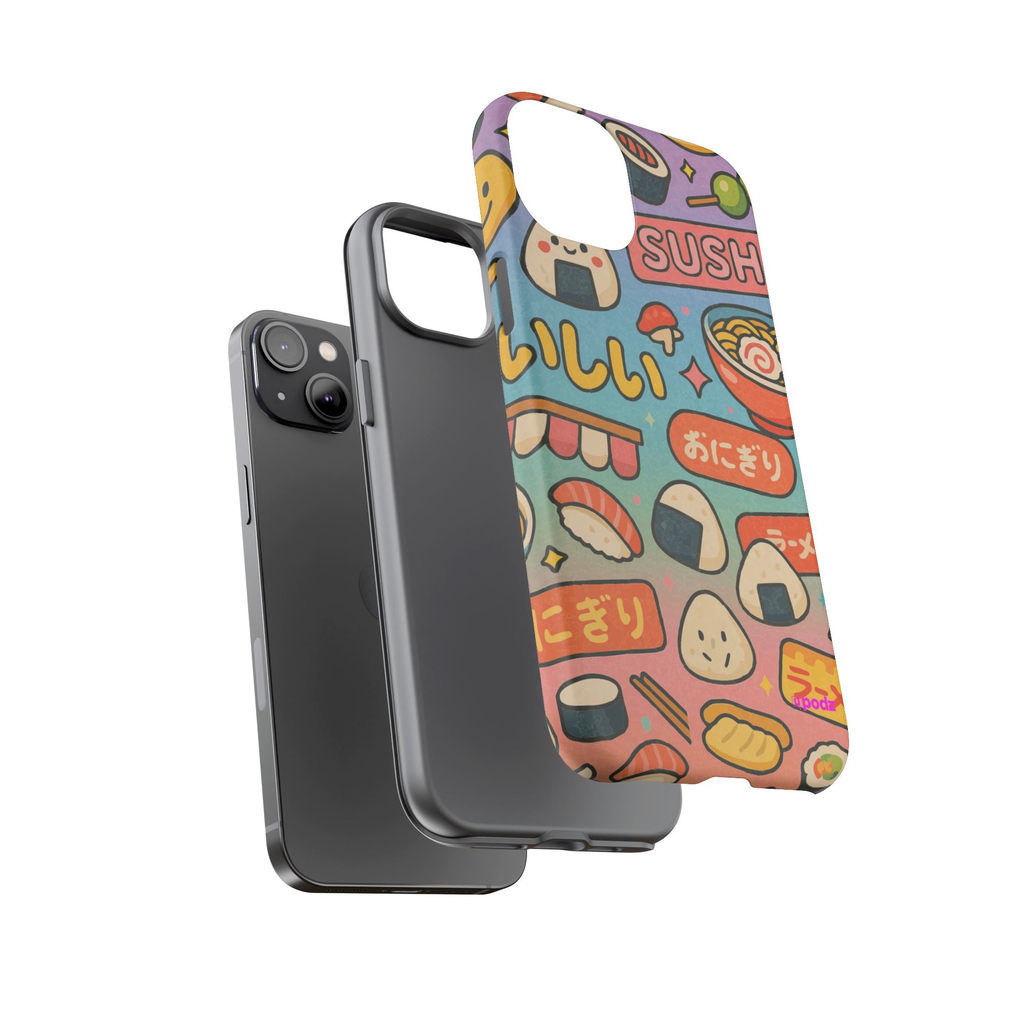 I love Sushi, White Cover Design, Tough Cases, Phone Cover