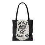 Gone Fishing Tote Bag - Quirky Fun Bag
