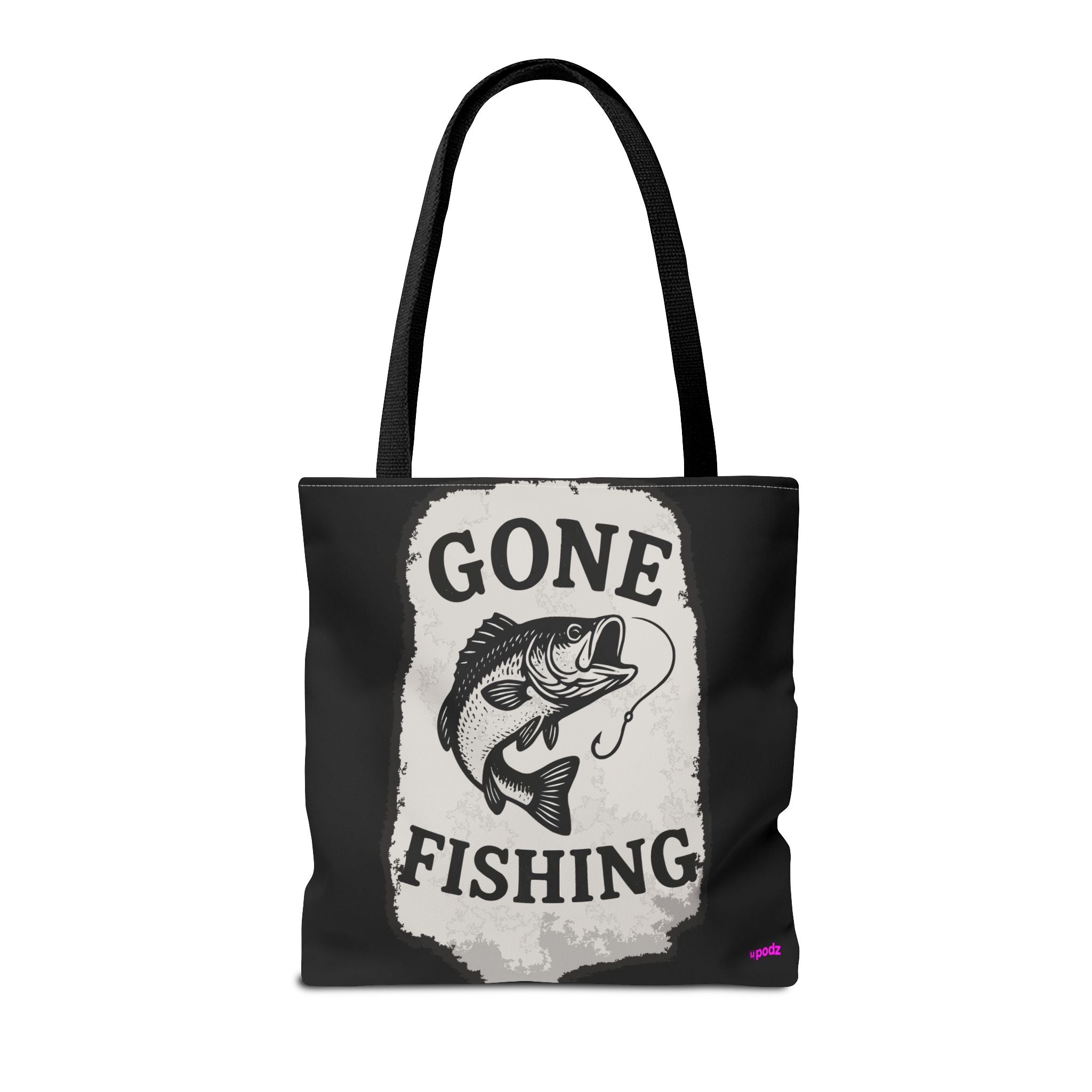 Gone Fishing Tote Bag - Quirky Fun Bag