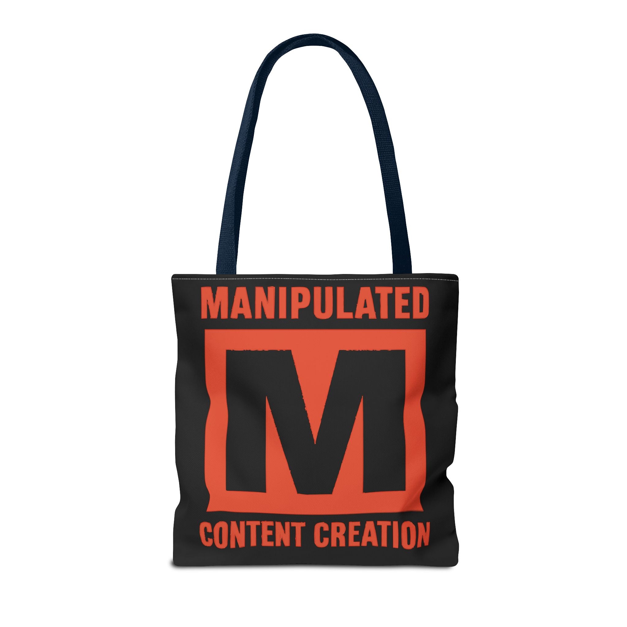 Manipulated Content Tote Bag, Inspirational Gift, Eco-Friendly Shopping Bag