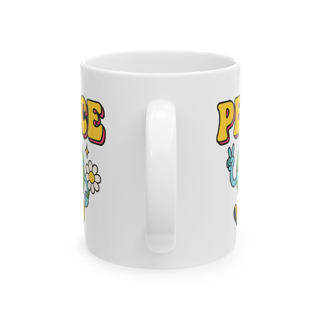 Peace Ceramic Mug |  Personalized Mug