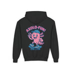 Axolotl Youth Hooded Sweatshirt, Casual Wear